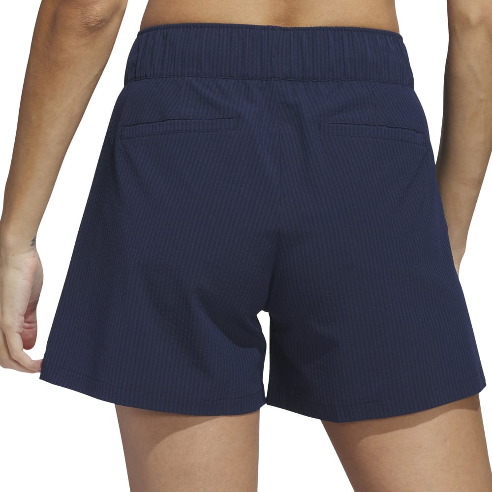 アディダス（adidas）（レディース）ゴルフウェア ビヨンド ザ コース 撥水プリーツ ショートパンツ KWH88-JE7313NVY