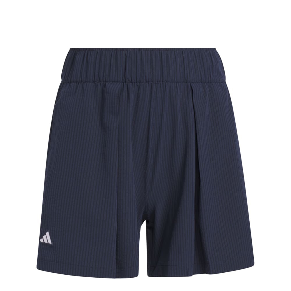 アディダス（adidas）（レディース）ゴルフウェア ビヨンド ザ コース 撥水プリーツ ショートパンツ KWH88-JE7313NVY