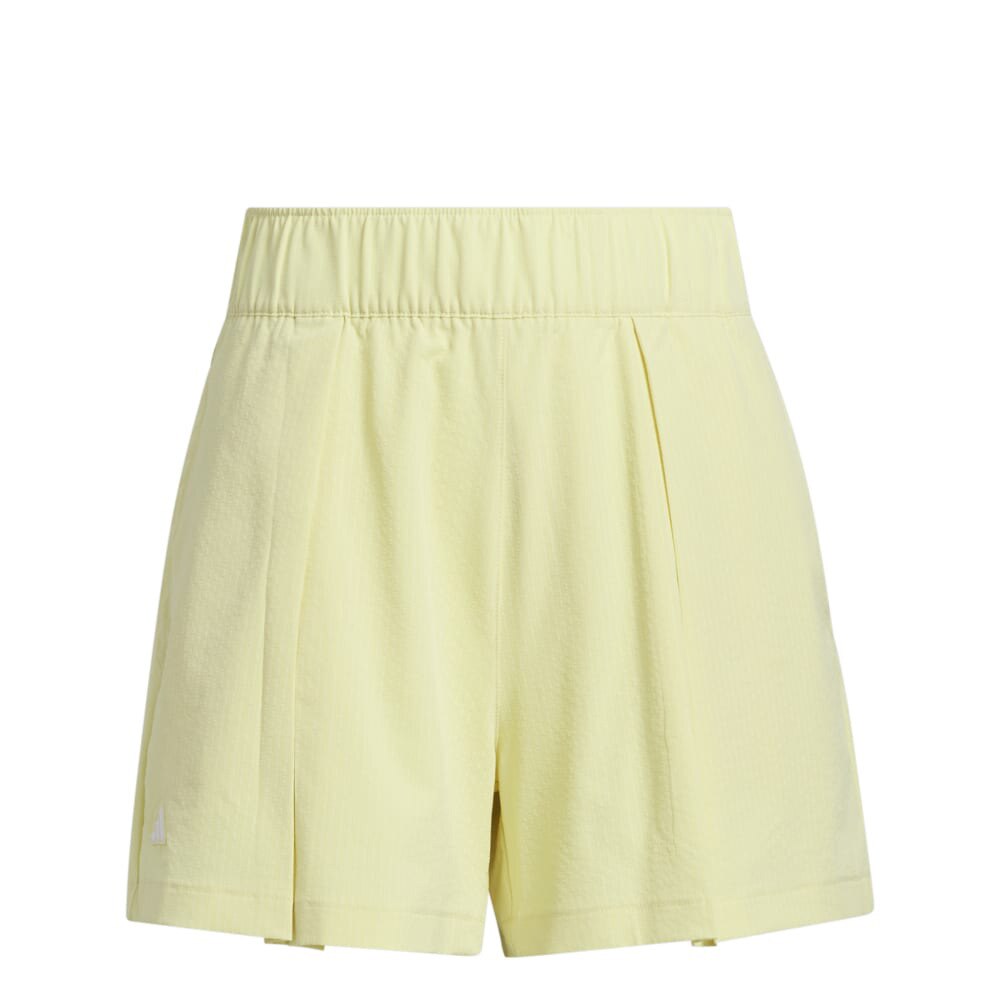 アディダス（adidas）（レディース）ゴルフウェア ビヨンド ザ コース 撥水プリーツ ショートパンツ KWH88-JI6309YEL
