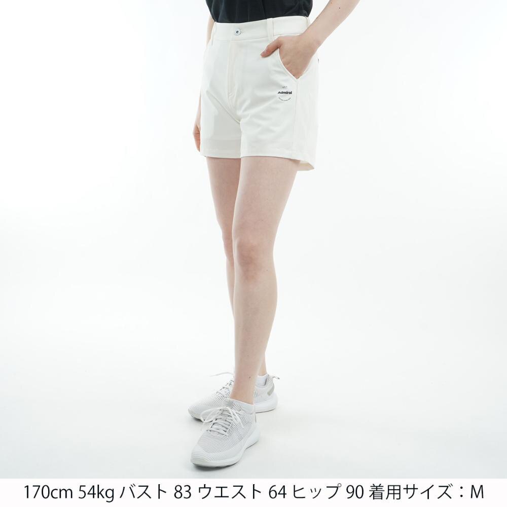 アドミラル ゴルフ（Admiral GOLF）（レディース）ゴルフウェア 4WAYツイル ショートパンツ ADLA511-WHT