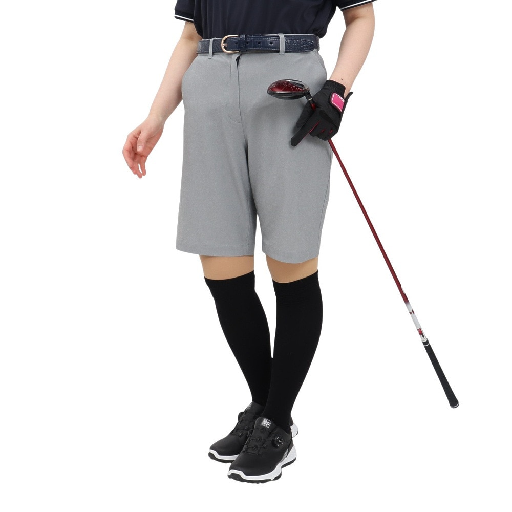 マンシングウエア（MUNSING WEAR）（レディース）ゴルフウェア 吸汗速乾 2WAYストレッチハーフパンツ MG5SHP81L NV00