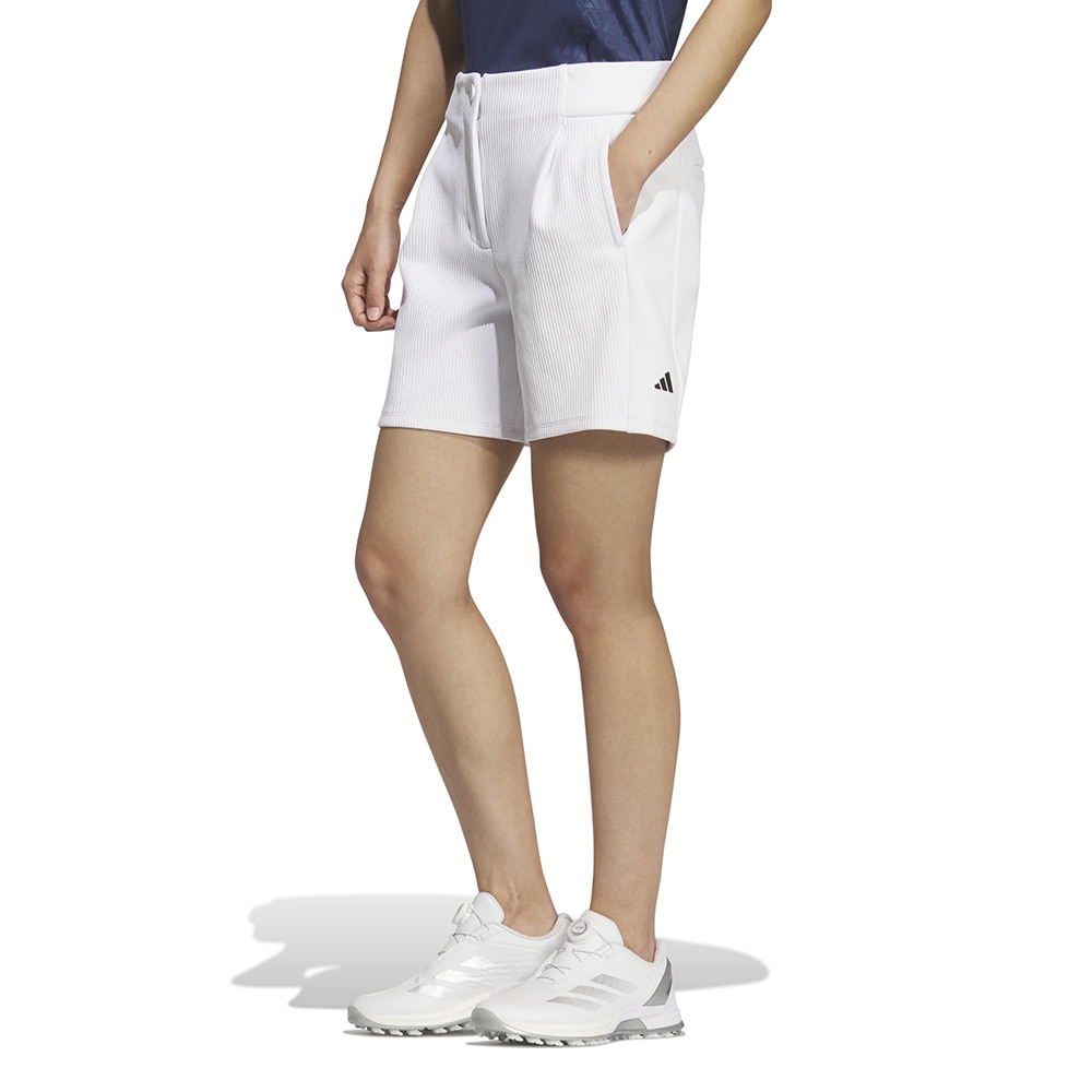 アディダス（adidas）（レディース）ゴルフウェア C．R ファブリックミックス ショートパンツ JWK07-JM2985 W
