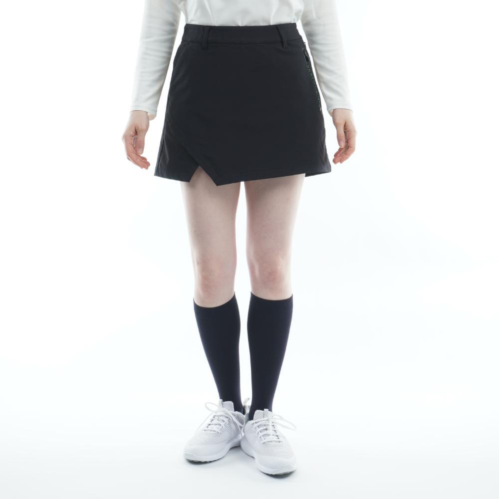 トミー ヒルフィガー ゴルフ（TOMMY HILFIGER GOLF）（レディース）ゴルフウェア スリット ナイロンキュロット THLA253-BLK