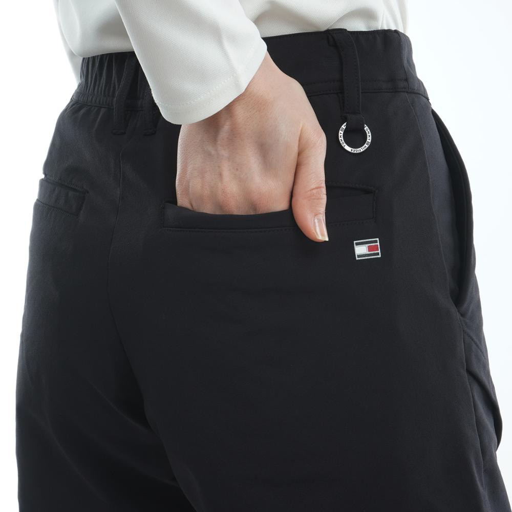 トミー ヒルフィガー ゴルフ（TOMMY HILFIGER GOLF）（レディース）ゴルフウェア スリット ナイロンキュロット THLA253-BLK