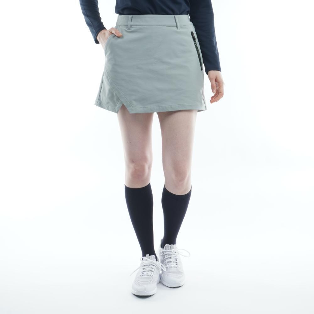 トミー ヒルフィガー ゴルフ（TOMMY HILFIGER GOLF）（レディース）ゴルフウェア スリット ナイロンキュロット THLA253-GRY