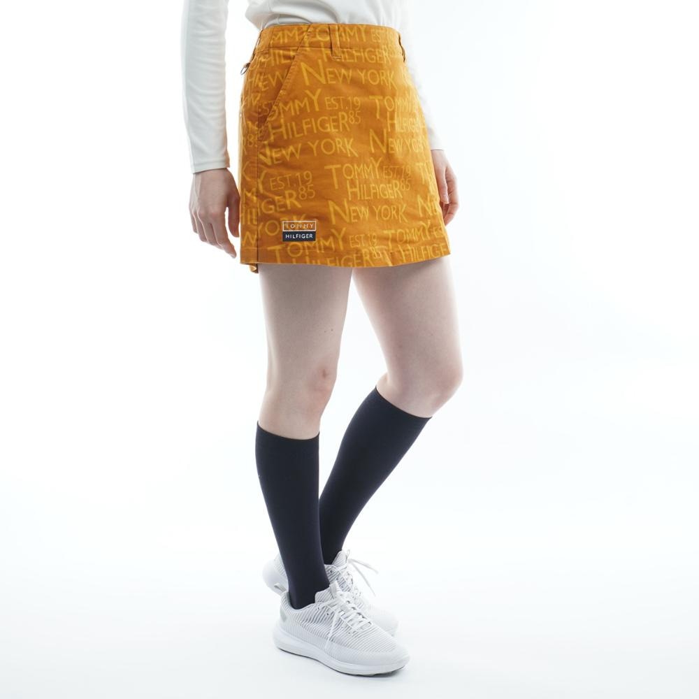 トミー ヒルフィガー ゴルフ（TOMMY HILFIGER GOLF）（レディース）ゴルフウェア ロゴプリント キュロット THLA278-CML