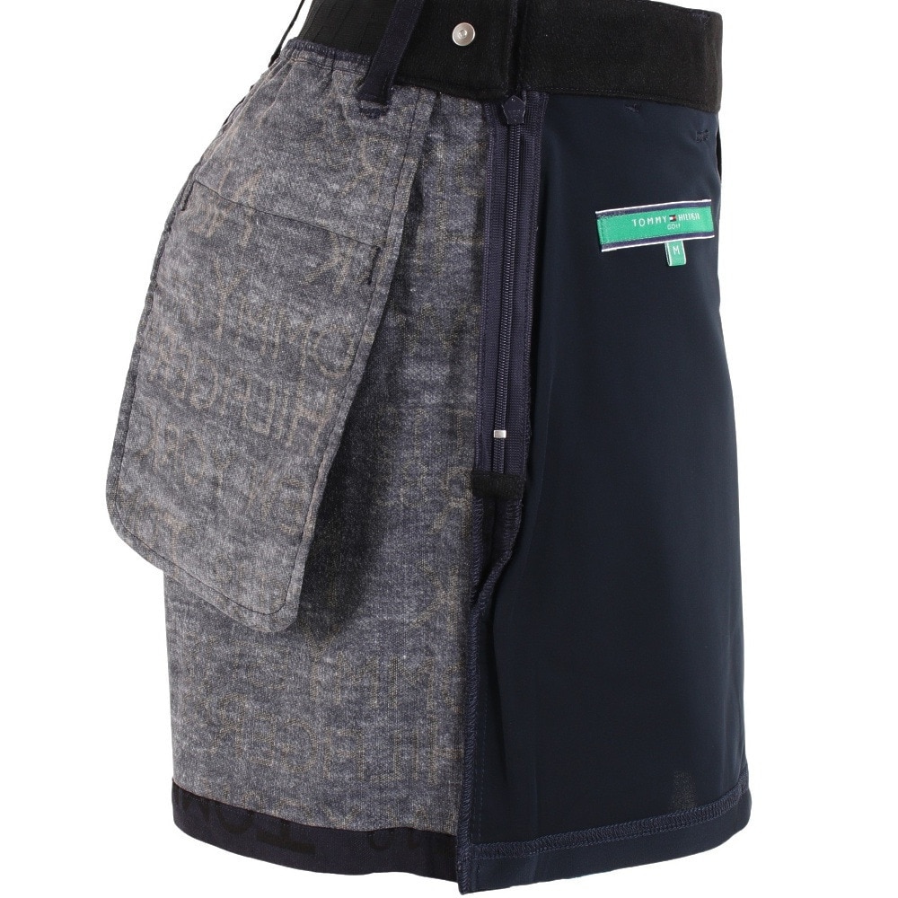トミー ヒルフィガー ゴルフ（TOMMY HILFIGER GOLF）（レディース）ゴルフウェア ロゴプリントキュロット THLA278-NVY