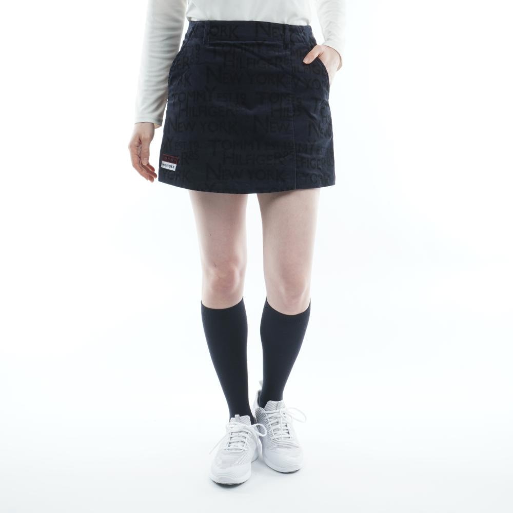 トミー ヒルフィガー ゴルフ（TOMMY HILFIGER GOLF）（レディース）ゴルフウェア ロゴプリントキュロット THLA278-NVY