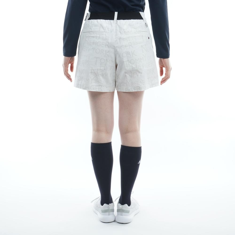 トミー ヒルフィガー ゴルフ（TOMMY HILFIGER GOLF）（レディース）ゴルフウェア ロゴプリント キュロット THLA278-WHT