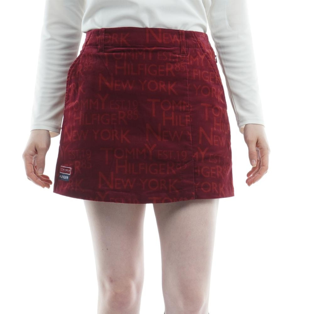 トミー ヒルフィガー ゴルフ（TOMMY HILFIGER GOLF）（レディース）ゴルフウェア ロゴプリント キュロット THLA278-BRD