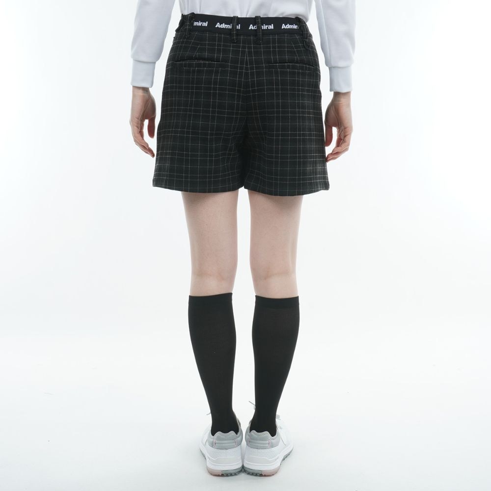 アドミラル ゴルフ（Admiral GOLF）（レディース）フロントタック キュロットスカート ADLA364-BLK
