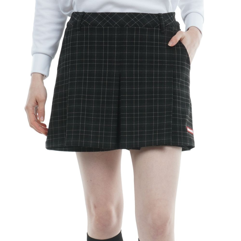 アドミラル ゴルフ（Admiral GOLF）（レディース）フロントタック キュロットスカート ADLA364-BLK