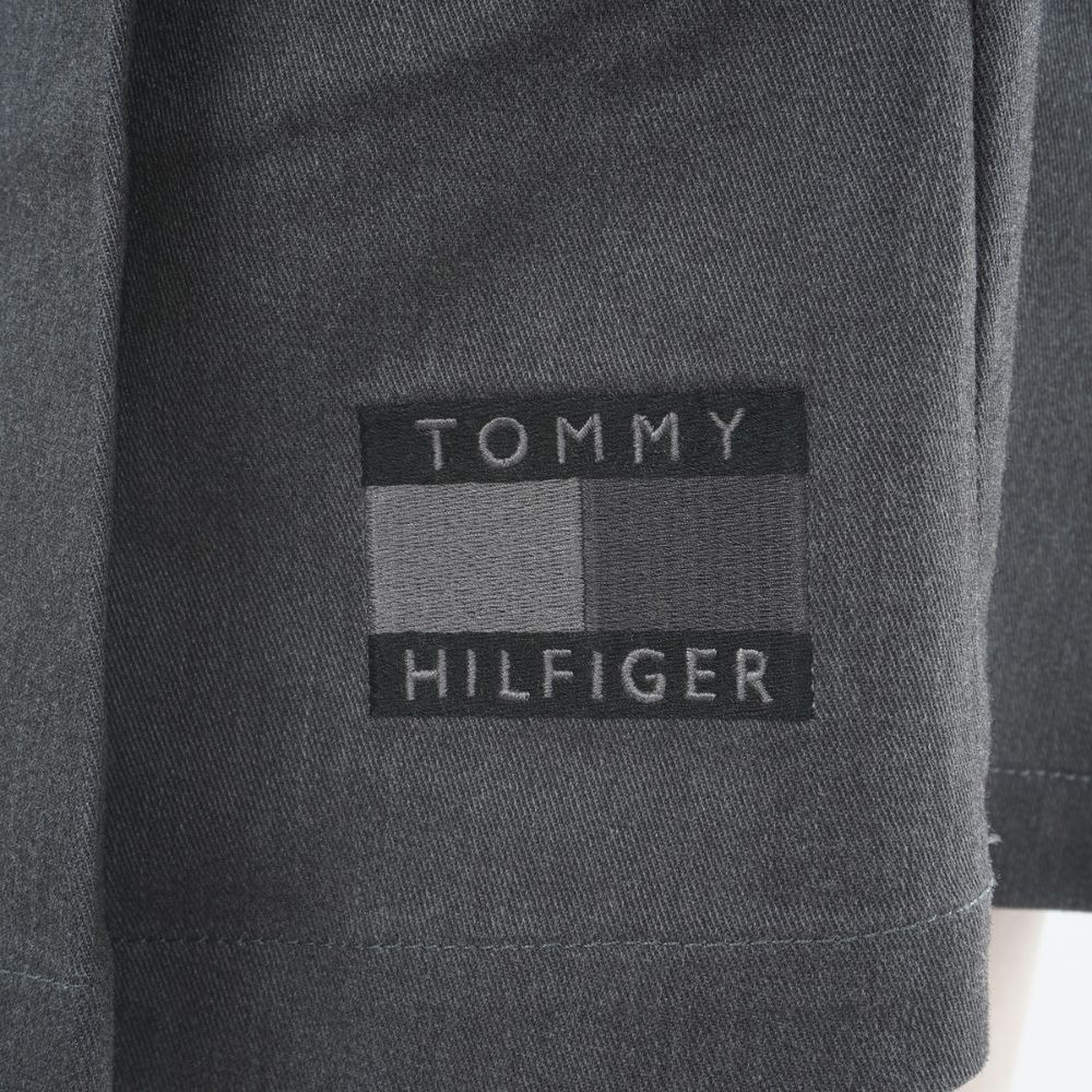 トミーヒルフィガー（TOMMY HILFIGER）（レディース）ゴルフウェア シャドウフラッグプリーツキュロット THLA355-GRY