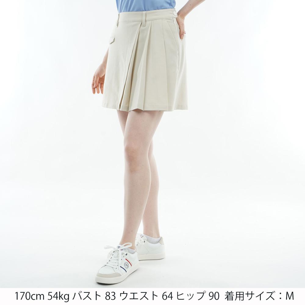 アドミラル ゴルフ（Admiral GOLF）（レディース）ゴルフウェア プリーツ キュロットスカート ADLA418-IVY