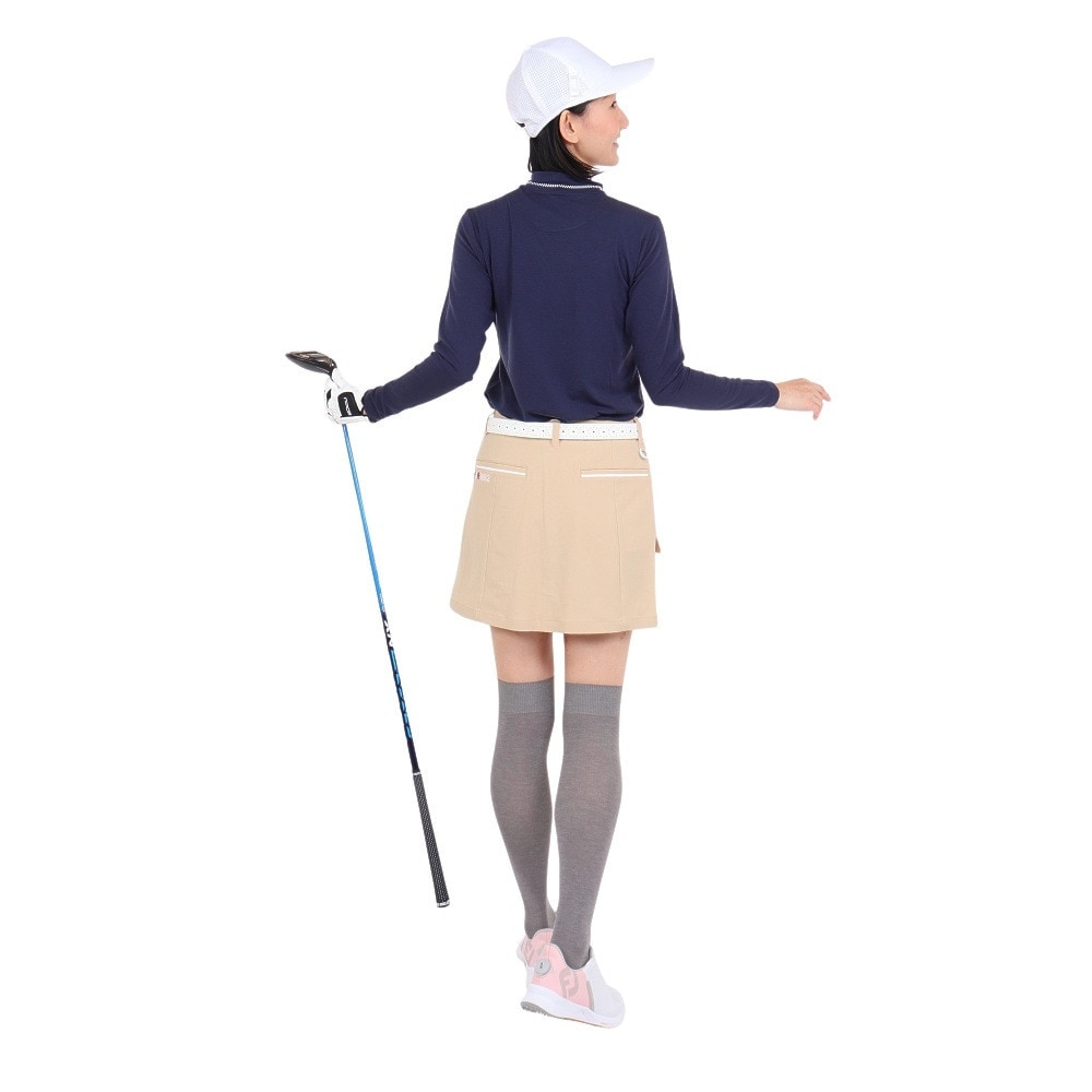 ルコックスポルティフ（lecoqsportif）（レディース）ゴルフウェア 吸汗 スカキュロ キュロットパンツ QGWXJD50 BG00