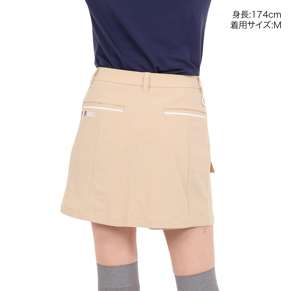 ルコックスポルティフ（lecoqsportif）（レディース）ゴルフウェア 吸汗 スカキュロ キュロットパンツ QGWXJD50 BG00