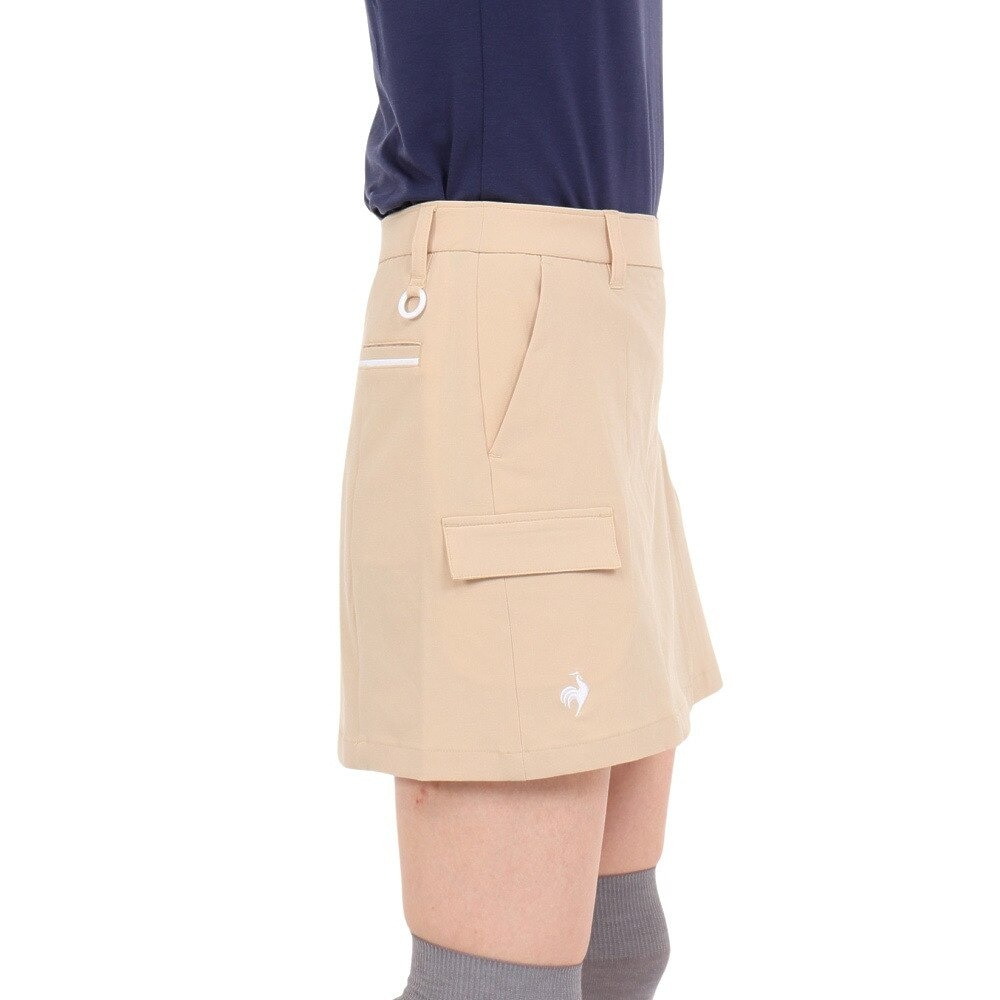 ルコックスポルティフ（lecoqsportif）（レディース）ゴルフウェア 吸汗 スカキュロ キュロットパンツ QGWXJD50 BG00
