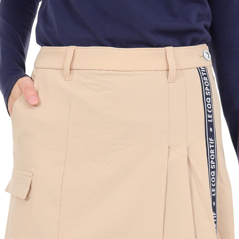 ルコックスポルティフ（lecoqsportif）（レディース）ゴルフウェア 吸汗 スカキュロ キュロットパンツ QGWXJD50 BG00
