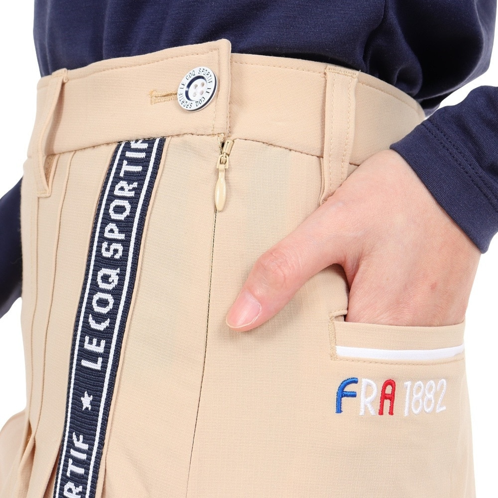 ルコックスポルティフ（lecoqsportif）（レディース）ゴルフウェア 吸汗 スカキュロ キュロットパンツ QGWXJD50 BG00