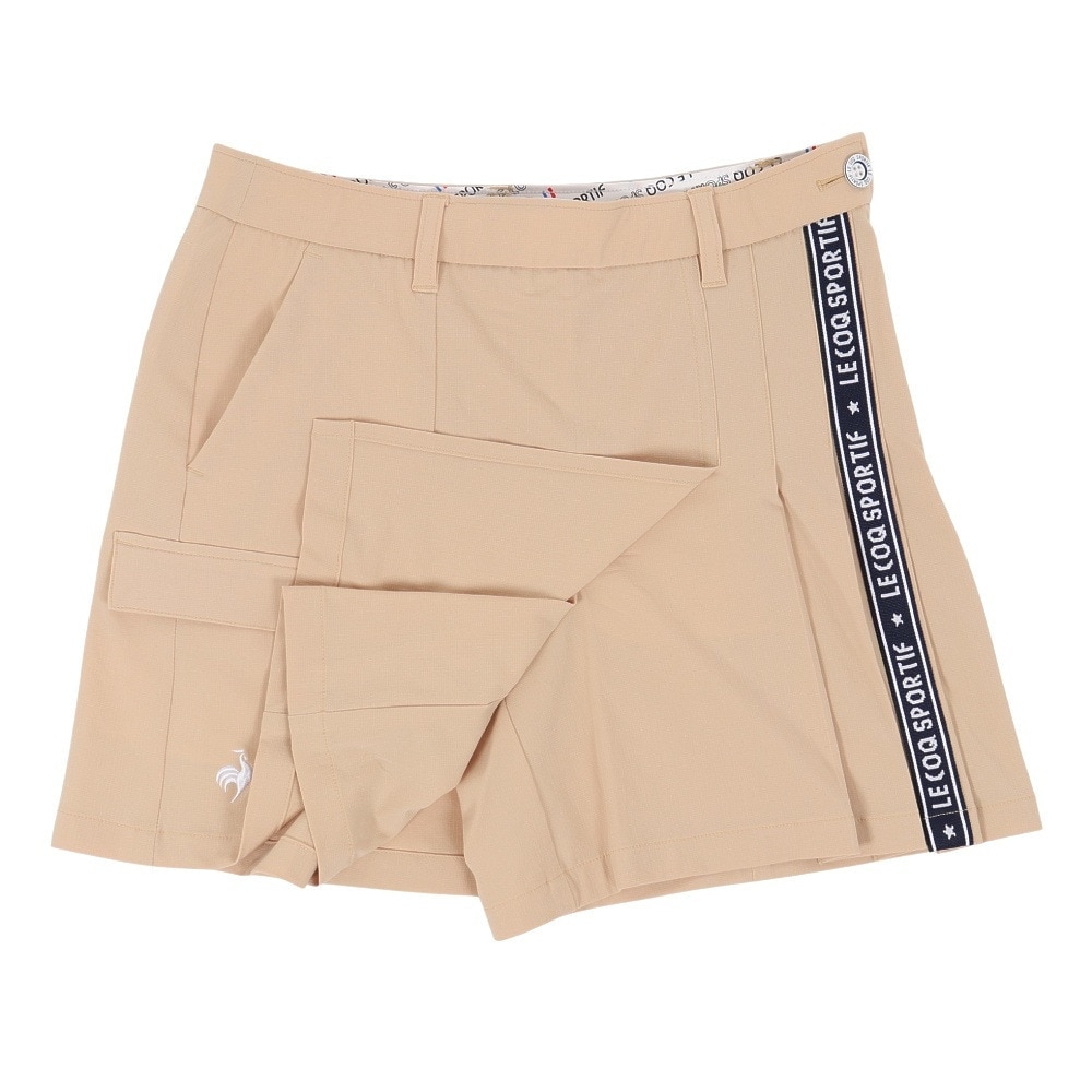 ルコックスポルティフ（lecoqsportif）（レディース）ゴルフウェア 吸汗 スカキュロ キュロットパンツ QGWXJD50 BG00