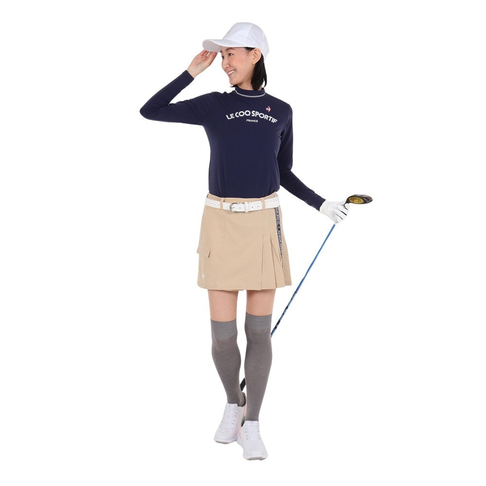 ルコックスポルティフ（lecoqsportif）（レディース）ゴルフウェア 吸汗 スカキュロ キュロットパンツ QGWXJD50 BG00