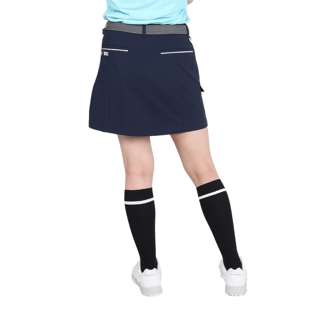 ルコックスポルティフ（lecoqsportif）（レディース）ゴルフウェア 吸汗 スカキュロ キュロットパンツ QGWXJD50 NV00