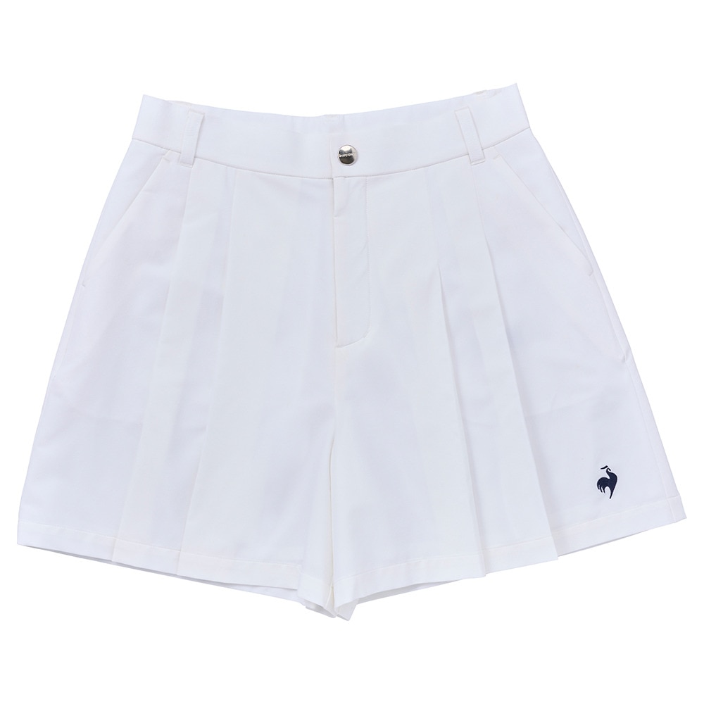 ルコックスポルティフ（lecoqsportif）（レディース）ゴルフウェア 撥水 プリーツキュロット LG5SSK50L WH00