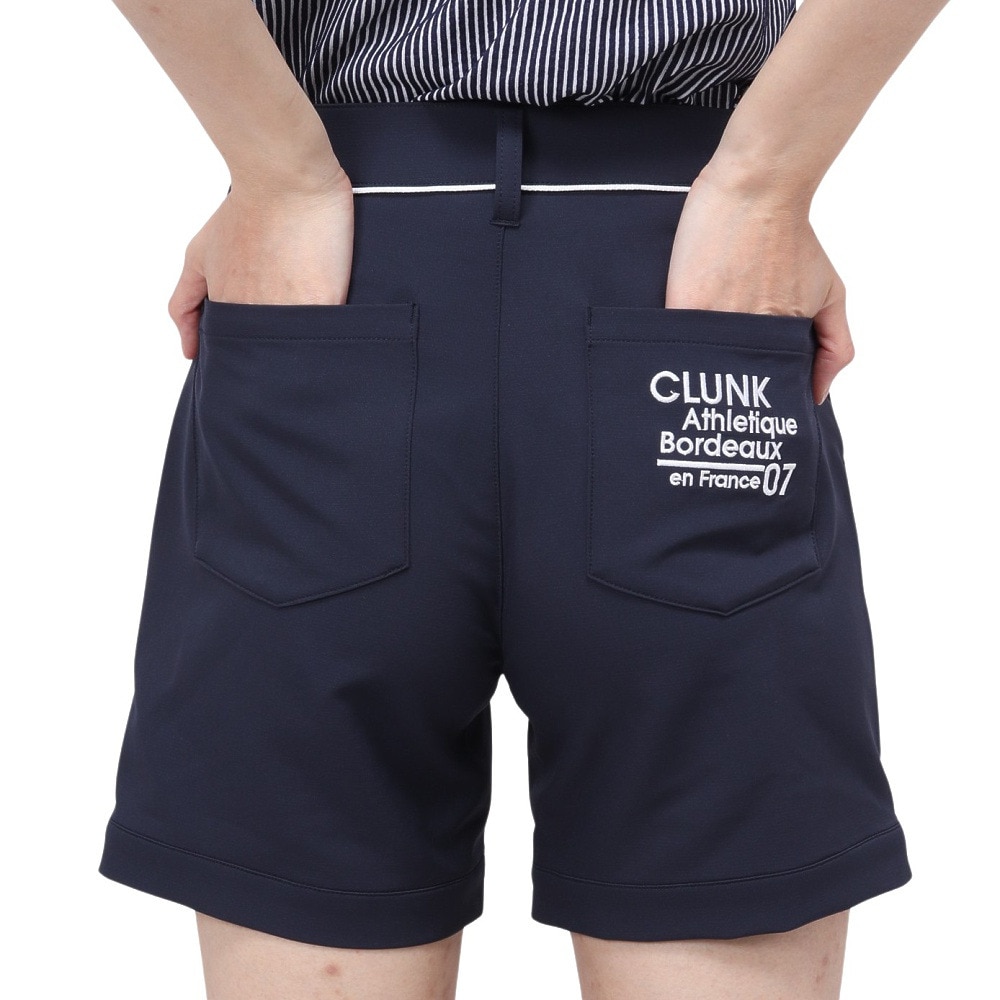 クランク（CLUNK）（レディース）ゴルフウェア 吸汗 速乾 ショートパンツ CL5PUC19 NVY