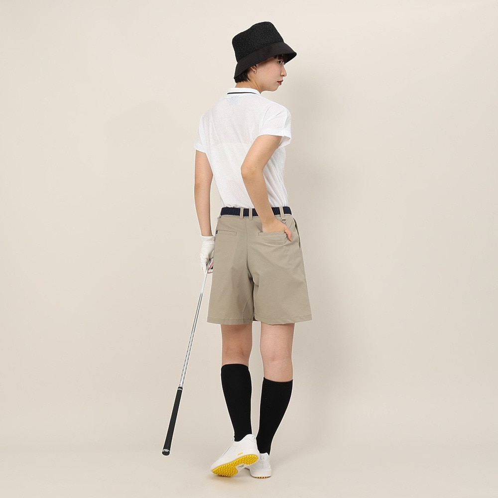 トミーアーマー（Tommy Armour）（レディース）ゴルフウェア 高通気メッシュラップキュロット TAMP25S060025 BEG