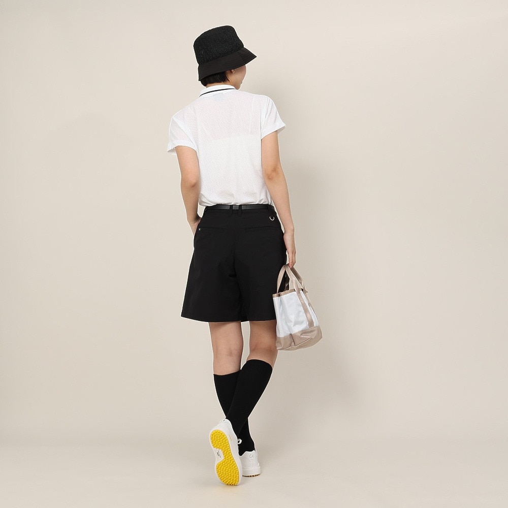 トミーアーマー（Tommy Armour）（レディース）ゴルフウェア 高通気メッシュラップキュロット TAMP25S060025 BLK