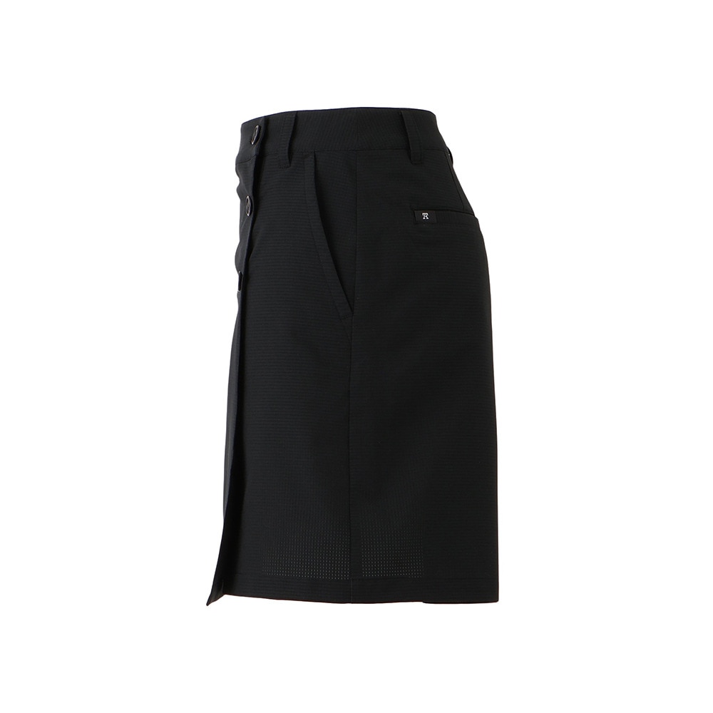トミーアーマー（Tommy Armour）（レディース）ゴルフウェア 高通気メッシュラップキュロット TAMP25S060025 BLK