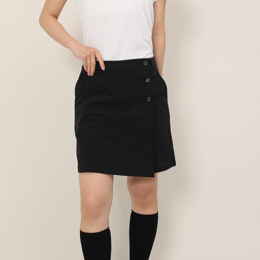 トミーアーマー（Tommy Armour）（レディース）ゴルフウェア 高通気メッシュラップキュロット TAMP25S060025 BLK