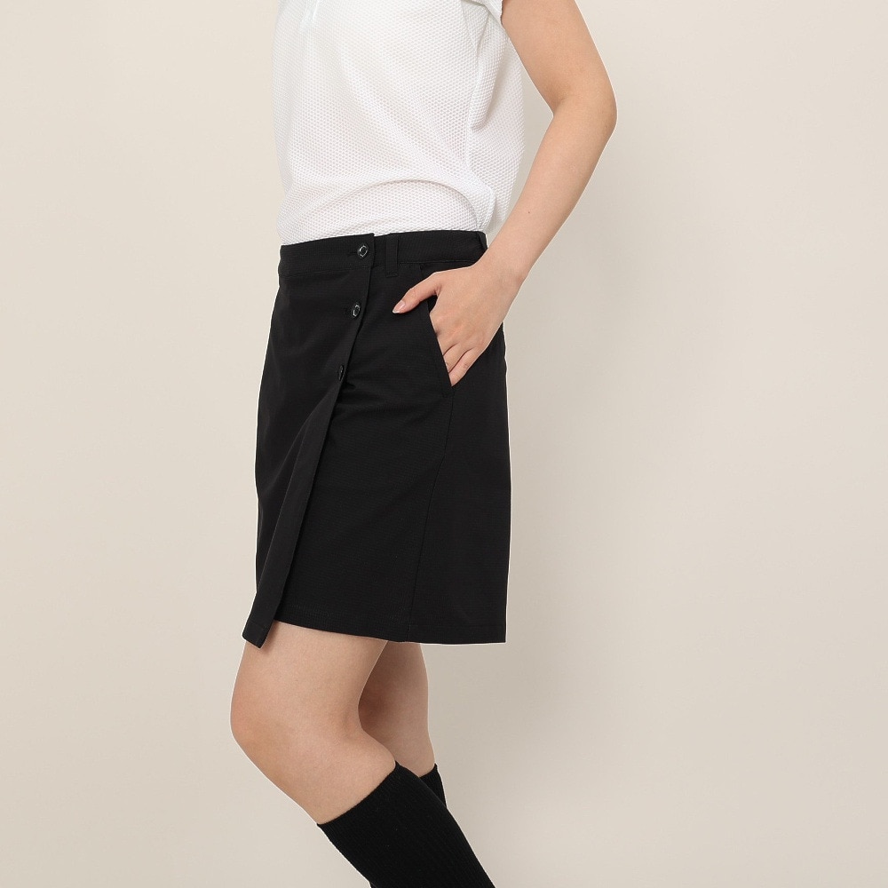トミーアーマー（Tommy Armour）（レディース）ゴルフウェア 高通気メッシュラップキュロット TAMP25S060025 BLK