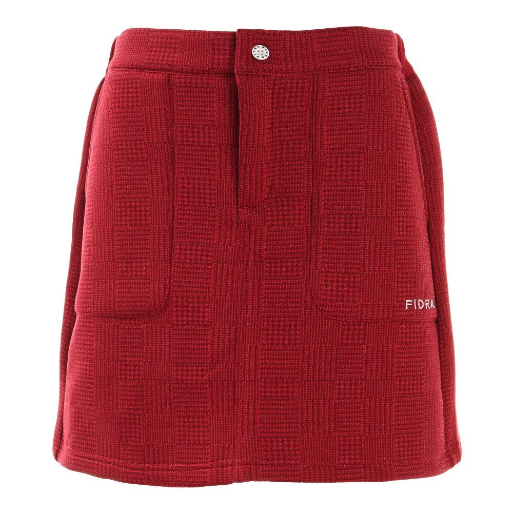 フィドラ ゴルフウェア ダンボールニットスカート FD5JUP11 RED Ｌ 70 ゴルフの大画像