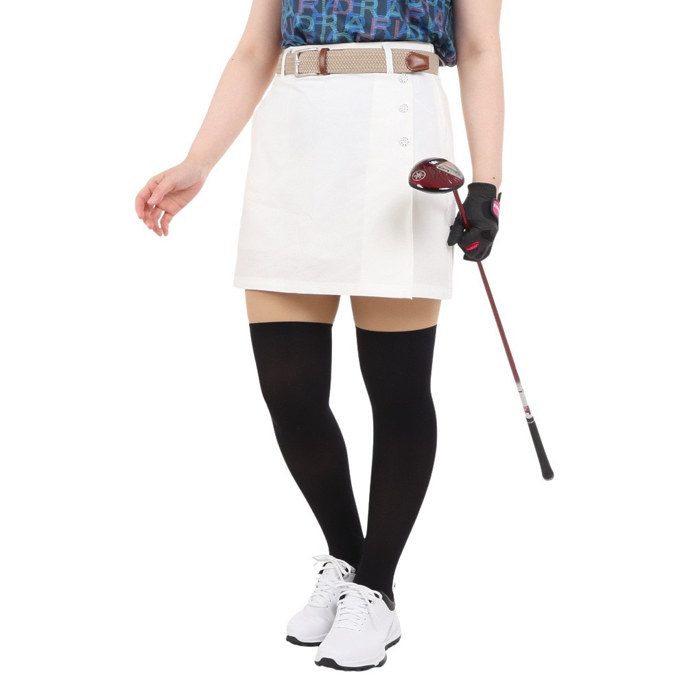 フィドラ ゴルフウェア ラップスカート FD5MUP11 WHT ＬＬ 10 ウェアの大画像