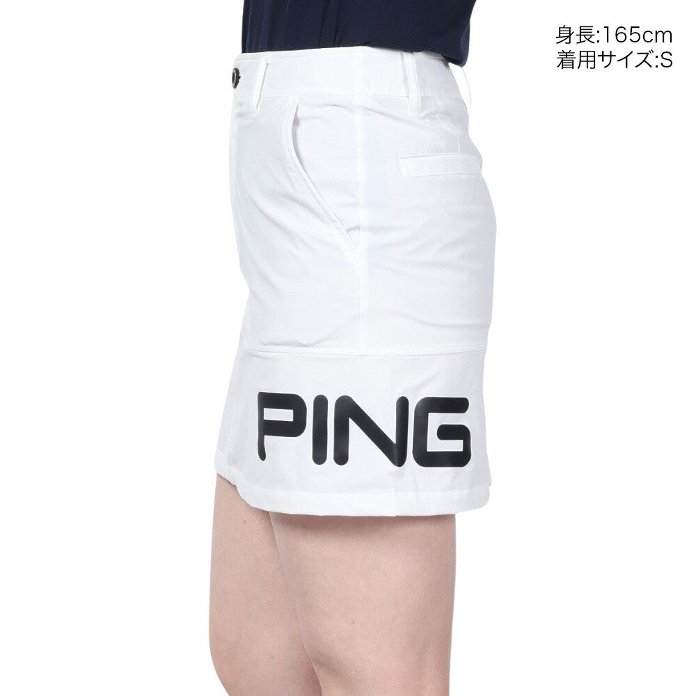 ピン（PING）（レディース）ゴルフウェア インナーパンツ付き 2WAYストレッチ ナイロンスカート 622-2134301-030★★★