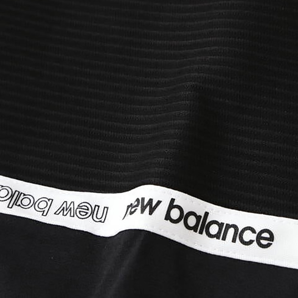 ニューバランス（new balance）（レディース）ゴルフウェア インナーパンツ付 吸汗 速乾 ドビーボーダー×ジャージ プリーツ スカート 012-2134511-010