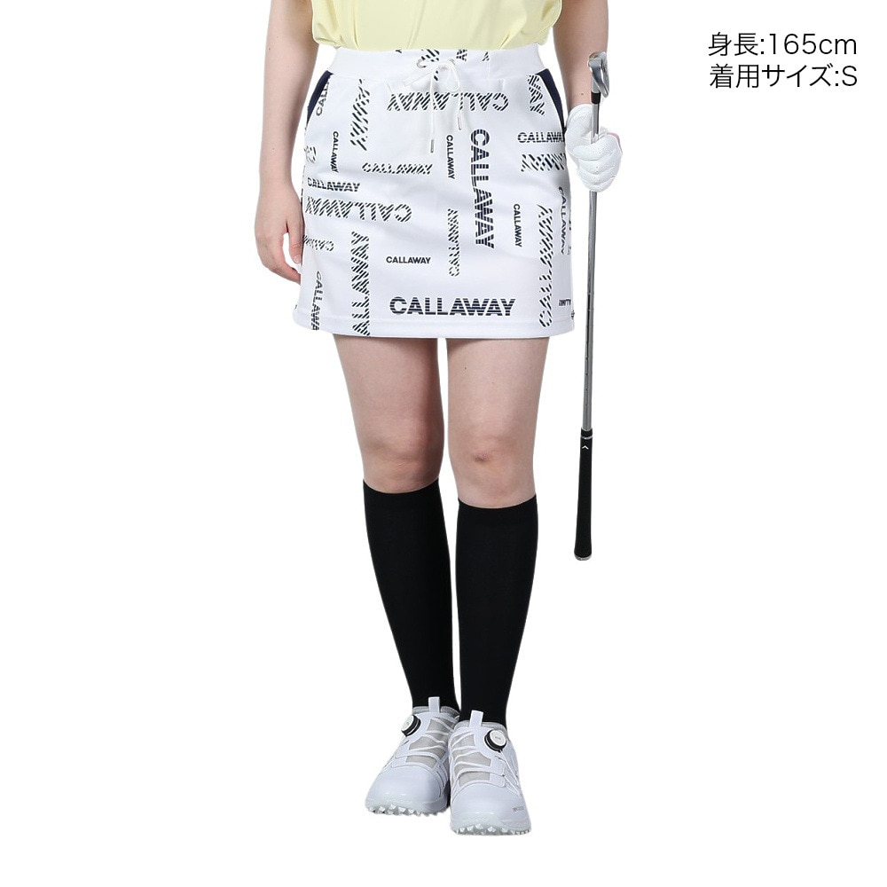 キャロウェイ（CALLAWAY）（レディース）ゴルフウェア プリントダンボールニット スカート C22128205-1030★★★