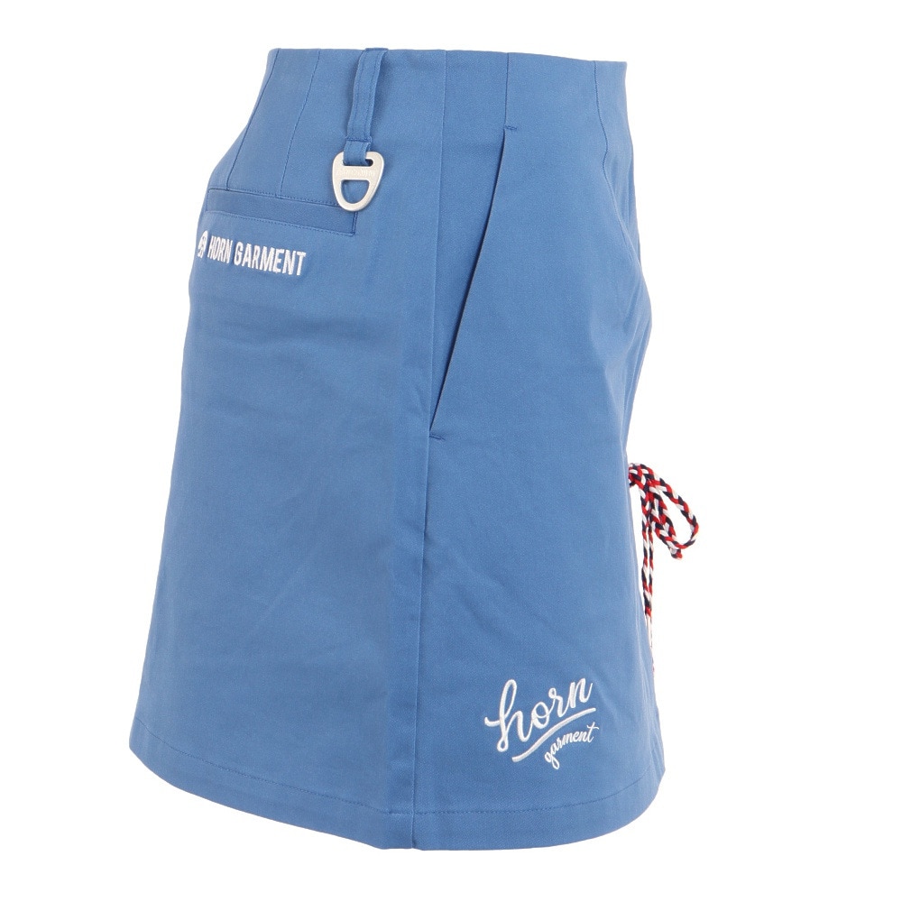 ホーンガーメント（HORN G.M.T）（レディース）ゴルフウェア インナーパンツ付 Pavilion スカート HCW-2A-AE05-BLUE