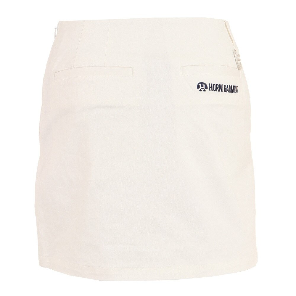 ホーンガーメント（HORN G.M.T）（レディース）ゴルフウェア インナーパンツ付 Pavilion スカート HCW-2A-AE05-WHITE