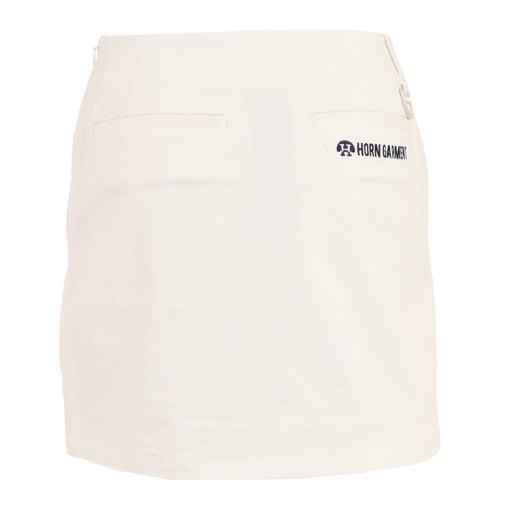ホーンガーメント（HORN G.M.T）（レディース）ゴルフウェア インナーパンツ付き Pavilion スカート HCW-2A-AE05-WHITE