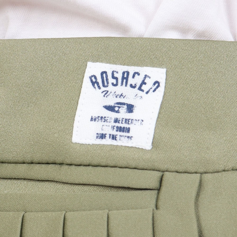 ROSASEN（レディース）ゴルフウェア インナー付き A-Line サテンプリーツスカート 048-77943-027