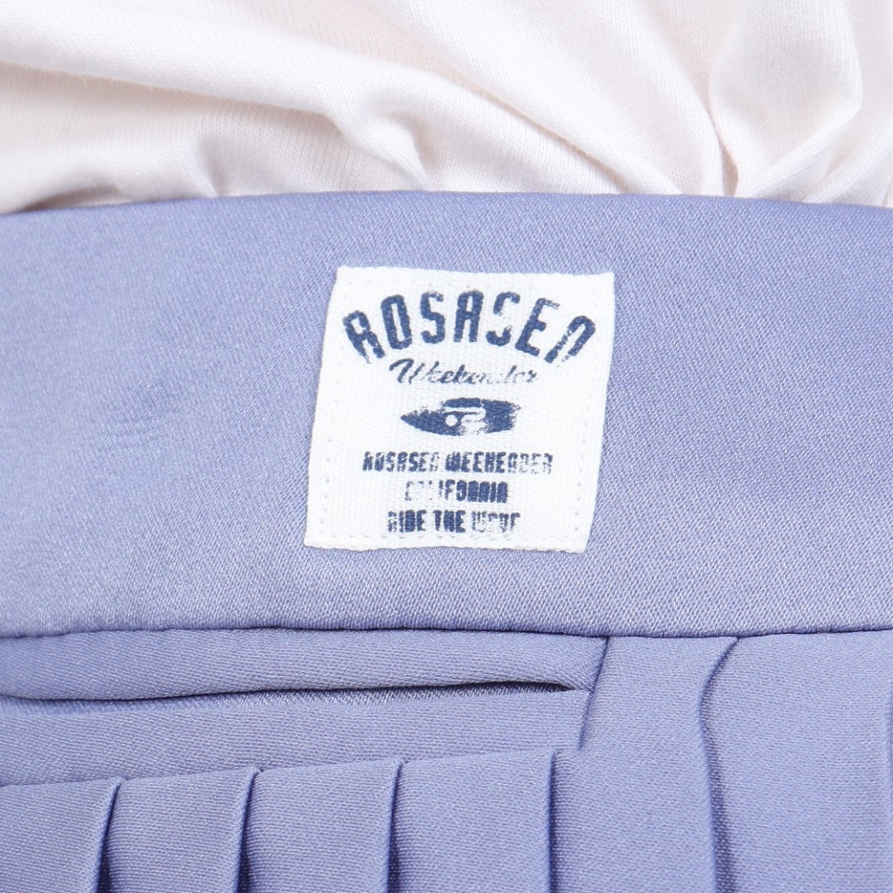 ROSASEN（レディース）ゴルフウェア インナー付き A-Line サテンプリーツスカート 048-77943-093