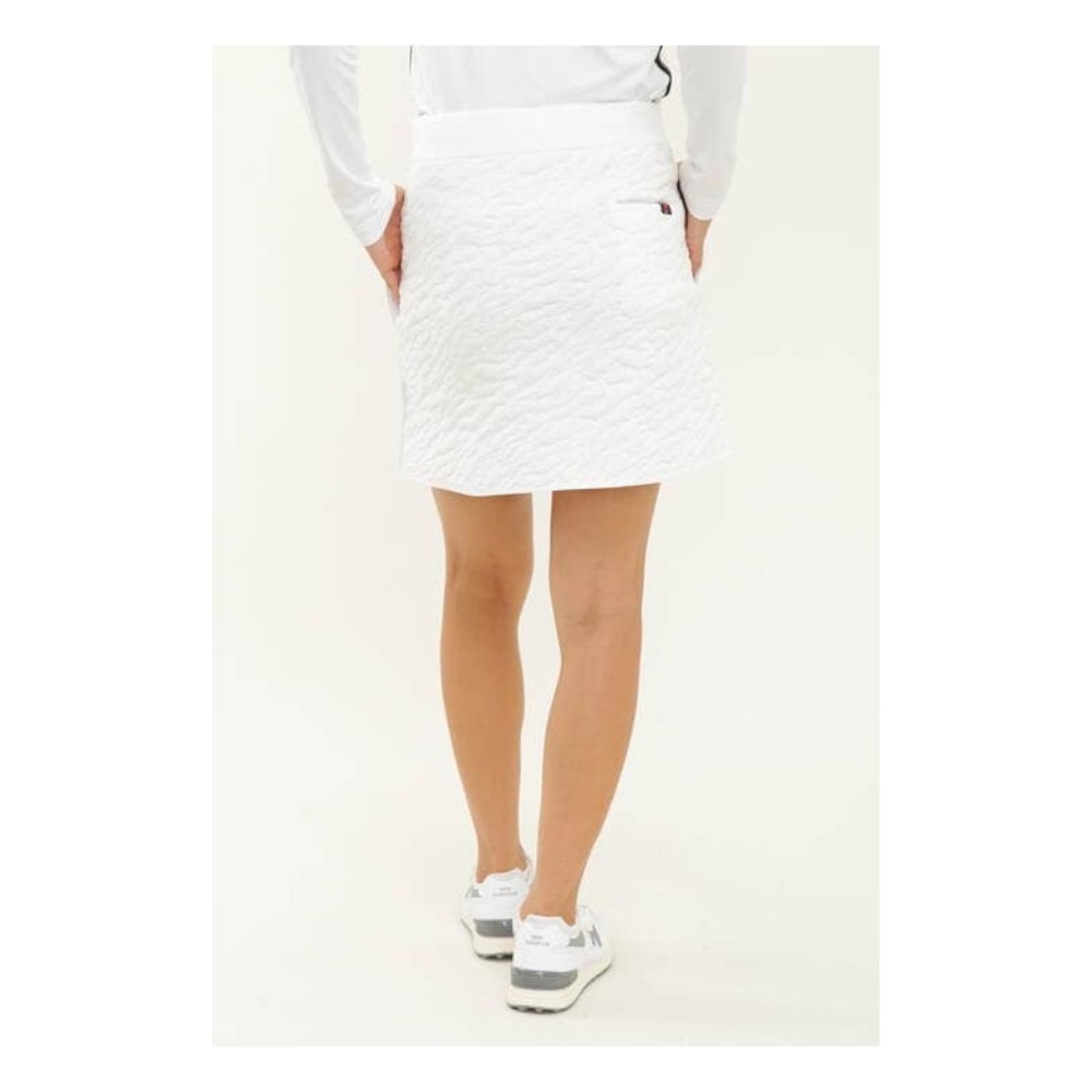 ニューバランス（new balance）（レディース）ゴルフウェア ニット スカート 軽量 ストレッチ ジャガード KNIT SKIRT 0122234513-030