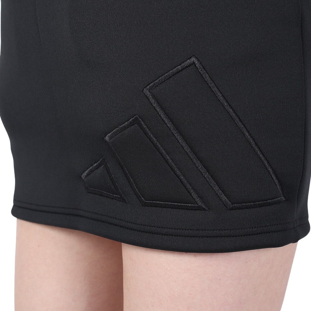 アディダス（adidas）（レディース）ゴルフウェア インナーショーツ付き ビックアディダスロゴ ダンボールニット ストレッチスカート Z9226HC3765 BK★★★