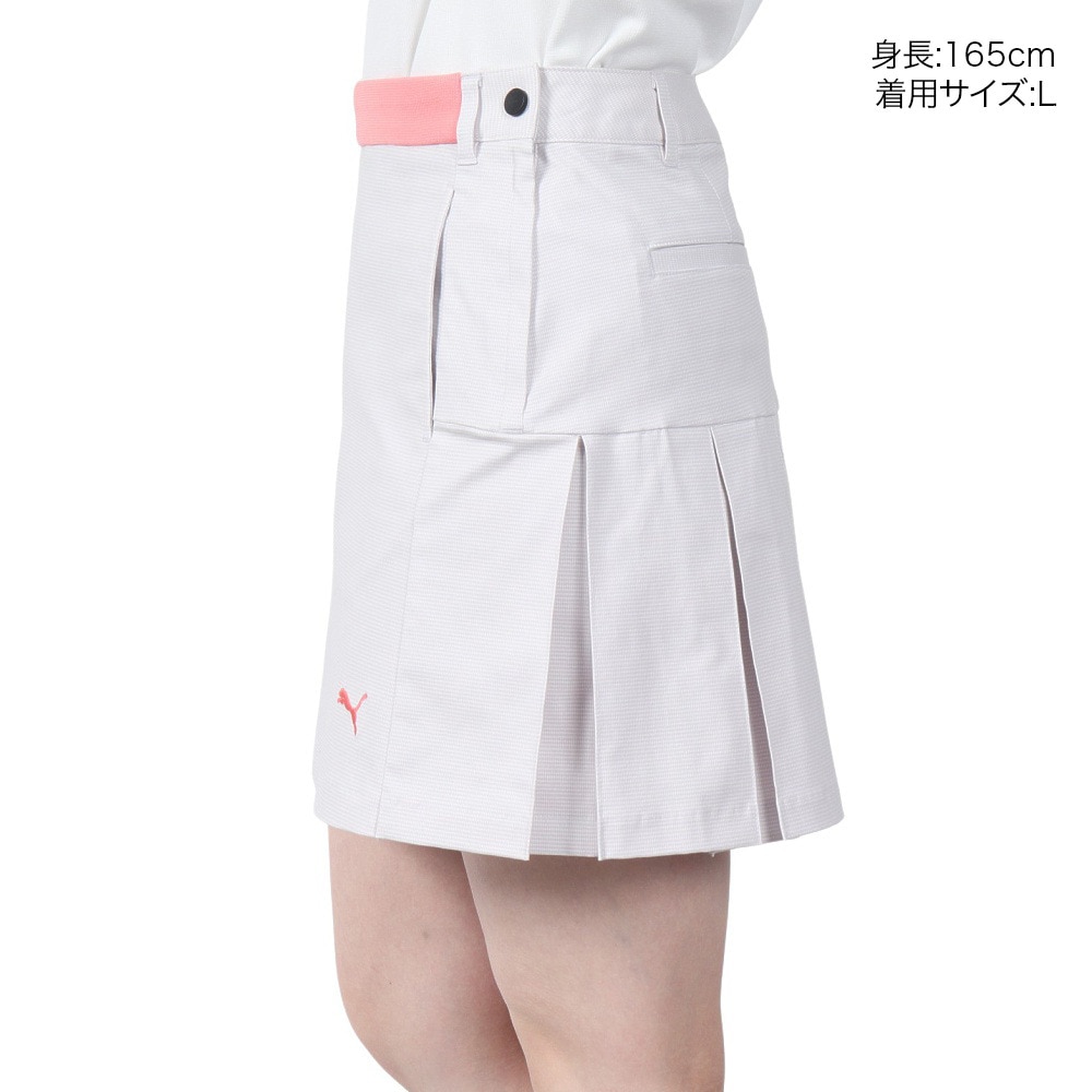プーマ（PUMA）（レディース）ゴルフウェア AOPプリーツスカート 539433-03