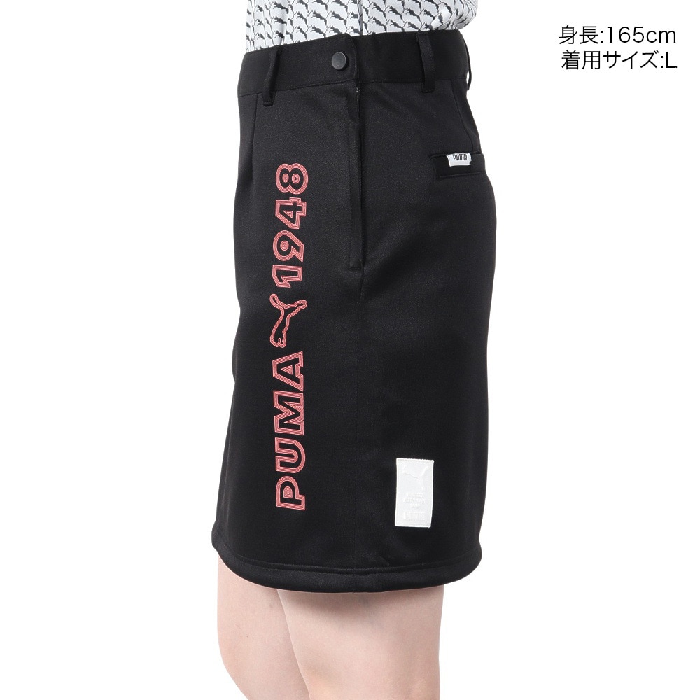 プーマ（PUMA）（レディース）ゴルフウェア Wスウェット スカート 539434-01