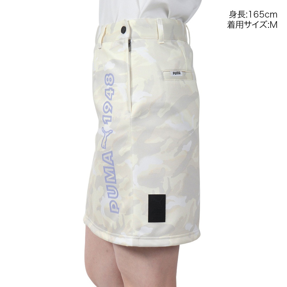 プーマ（PUMA）（レディース）ゴルフウェア スウェットスカート 539434-03