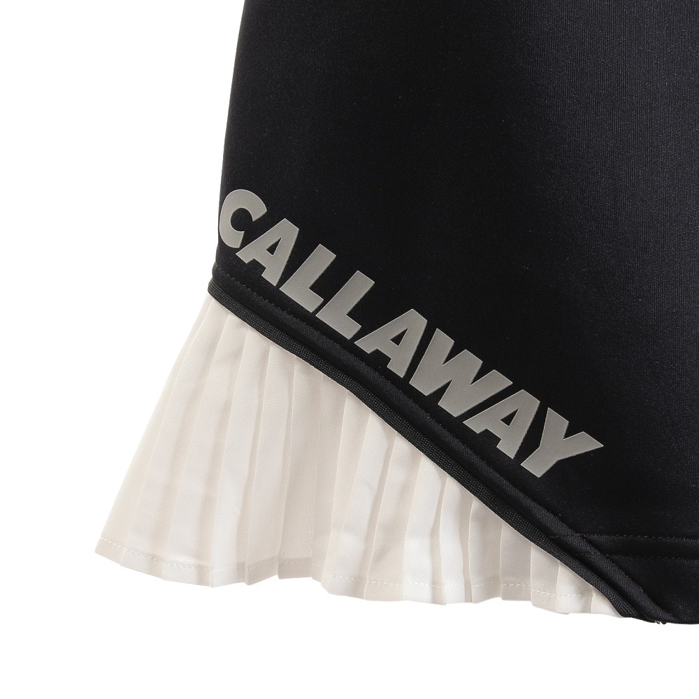 キャロウェイ（CALLAWAY）（レディース）ゴルフウェア ロゴ  サイドプリーツダンボールスカート C22228202-1010