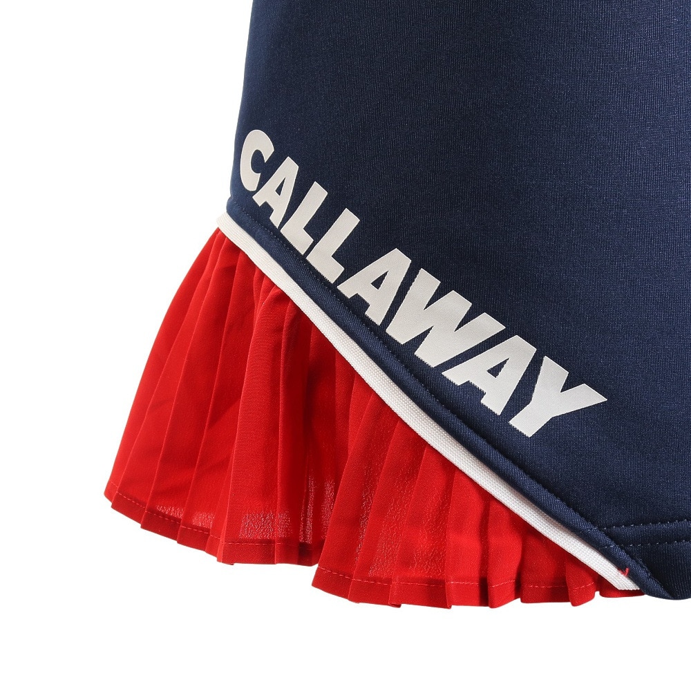 キャロウェイ（CALLAWAY）（レディース）ゴルフウェア ロゴ サイドプリーツダンボールスカート C22228202-1121